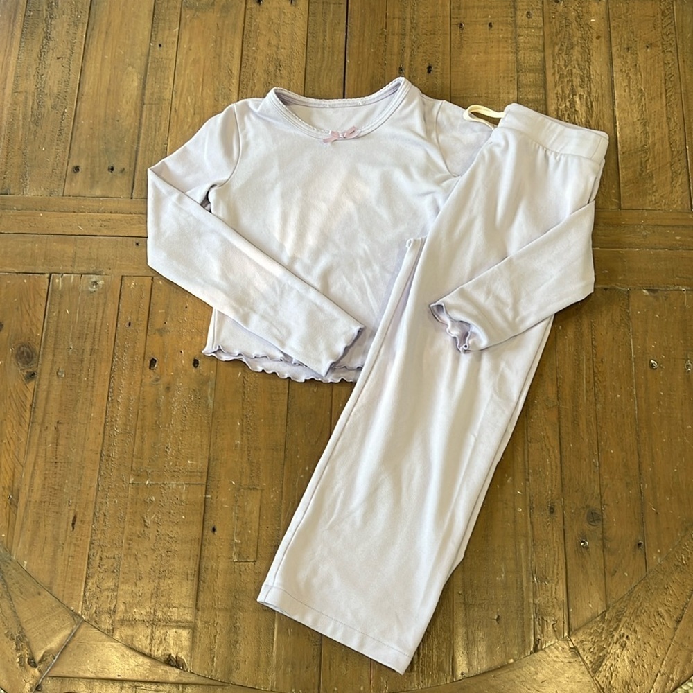 Crewcuts lavender cropped pajama set